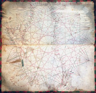 Mappa del Mar Nero da Grazioso Benincasa